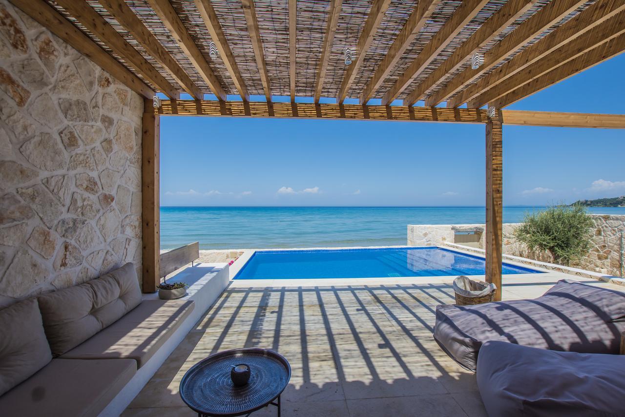 אליקס Niova Villa - Seafront, Private Pool And Ionian Sea Views, By Zantewize מראה חיצוני תמונה